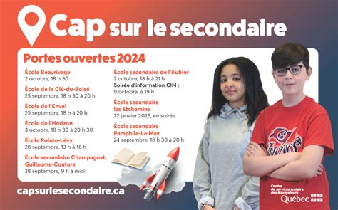 qc eservices|Portes ouvertes des écoles secondaires : s’épanouir au public, .